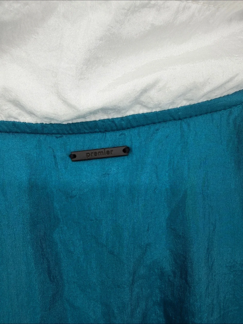Umbro Premier Retro Colorblock Windbreaker Jacket Teal Pink Medium 90s Style